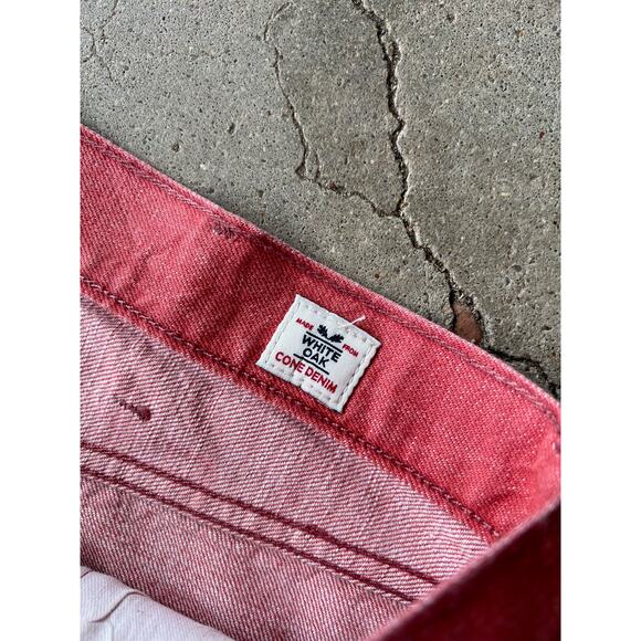 Vintage cranberry pink Levi 501 button fly jeans size 40x30 - Picture 4 of 6